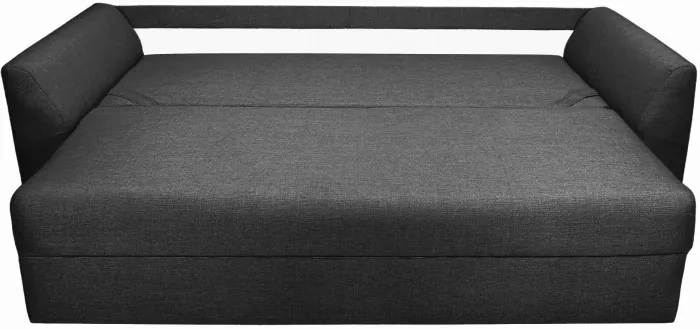 Диван-еврокнижка Белфест 160х195, пружинный блок, велюр, черный