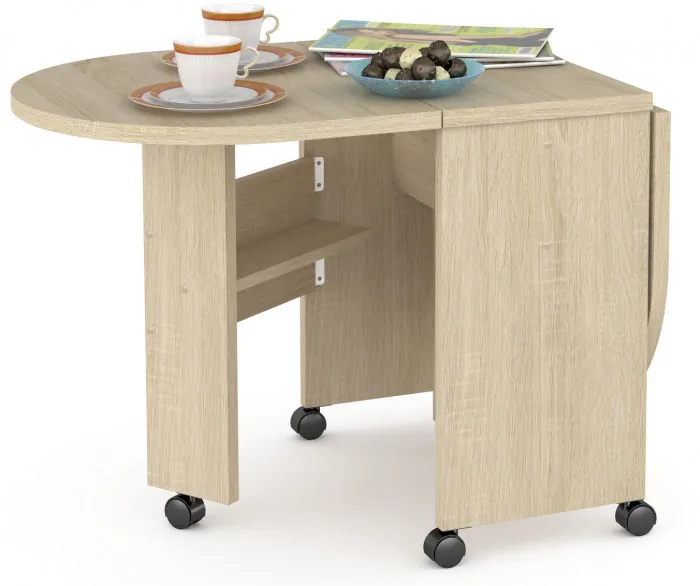 Глория 601 Стол-книжка журнальный, дуб сонома