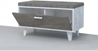 Эго Обувница ОБ-1 НГ (Камень Темный/Бетон Светлый)