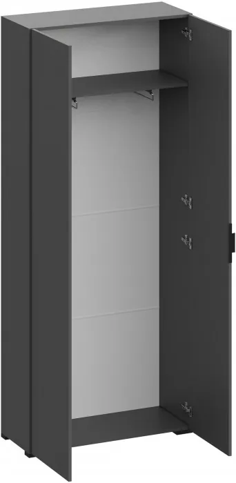 Модульная Прихожая Ома, набор №6, Графит/Дуб Тортуга, Симпл 27