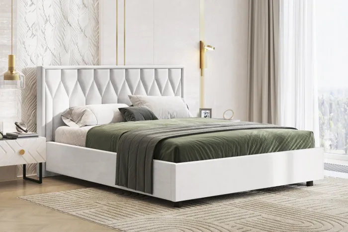 Кровать-10М с подъёмным основанием 1800 белая