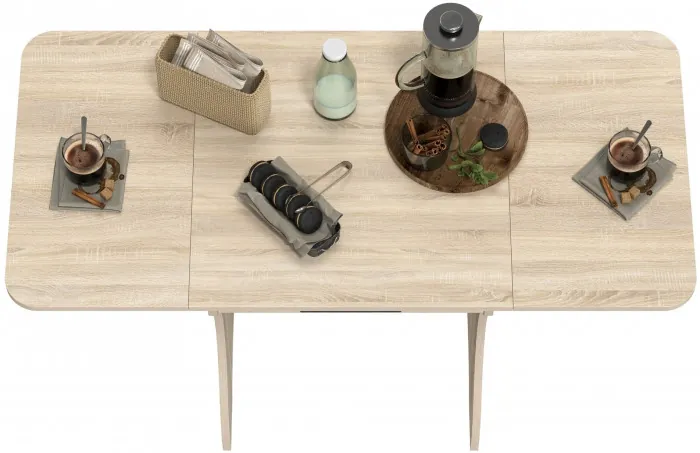 Стол обеденный раскладной с ящиком 6-02.120ТМдубсон, дуб сонома