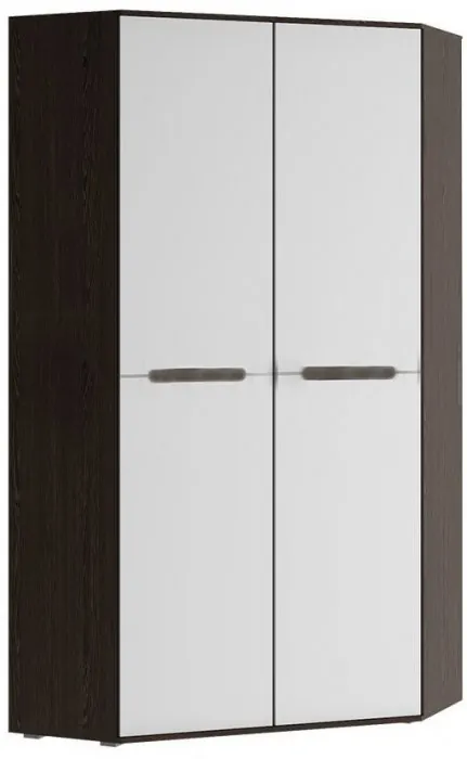 Ким Шкаф угловой универсальный (Дуб Сонома, Графит)