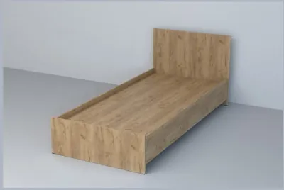 Эго Кровать арт.032 (0,9) (Дуб Крафт Золотой)