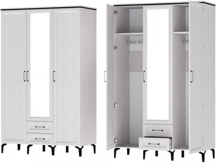 Модульная Прихожая Шарм, набор 6, Ясень Анкор Светлый