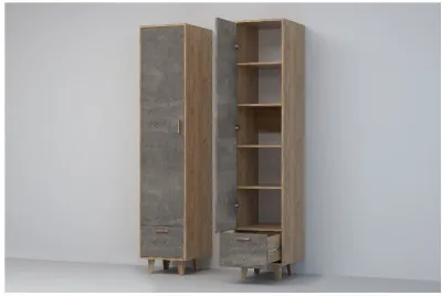 Эго Пенал П-1 НГ (Камень Темный/Дуб Крафт Золотой)