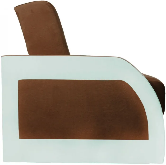 Диван-книжка Феникс, 140х190, велюр коричневый