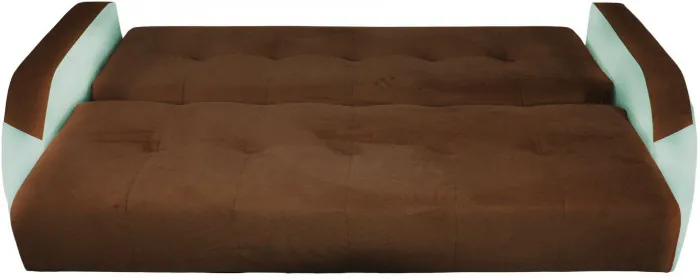 Диван-книжка Феникс, 140х190, велюр коричневый