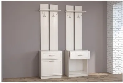 Иннэс 6 Рамка Вешалка с обувницей (Бодега белая)