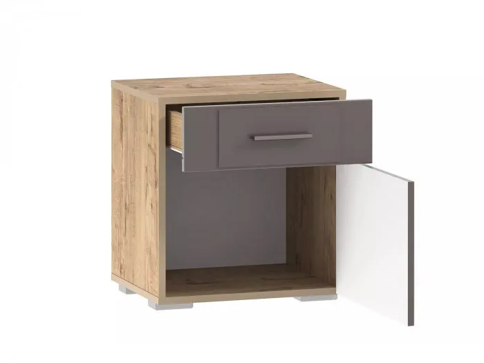 Спальня Livorno 3 дуб бунратти / софт графит