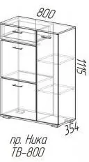 Ника Тумба высокая, тв800