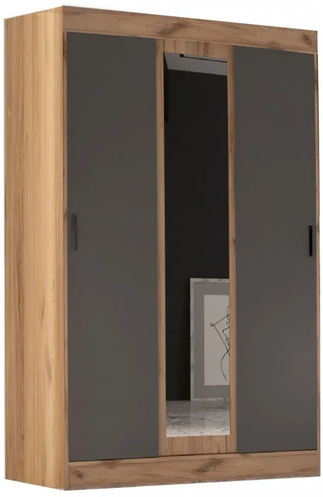 Модульная спальня , композиция 3 (Дуб крафт/ Графит)