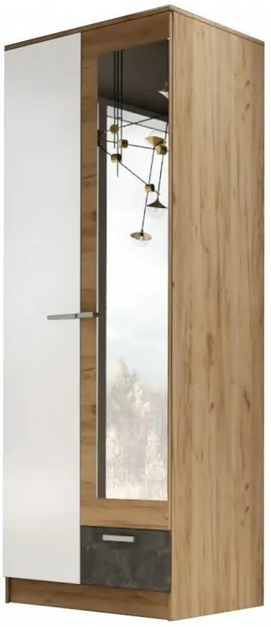 Адель Шкаф 0,8 платяной, Венге/лоредо