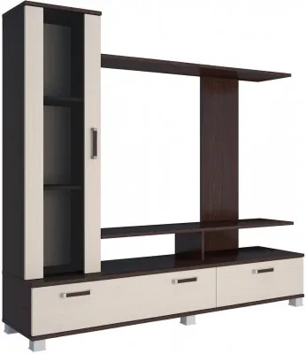 Гостиная Соло-6 венге/дуб молочный (Венге / дуб молочный)