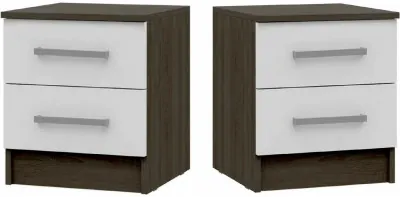 Мартина Тумбы прикроватные (Венге / Белый глянец)