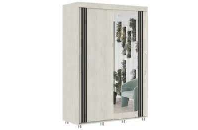 Форест Шкаф-купе 1500, крафт белый