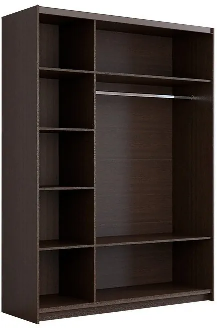 Шкаф-купе Иннэс-5 1400 Ф1/Ф2, Бодега белая