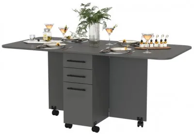 Стол-книжка с ящиками 1-6702граф, графит