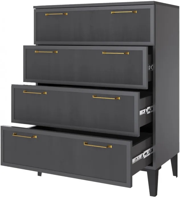 Толедо Комод ТК-20 графит серый