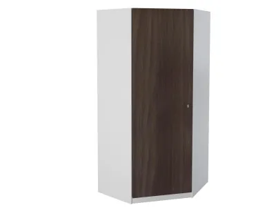 Шкаф угловой Белый/Дуб Шамони