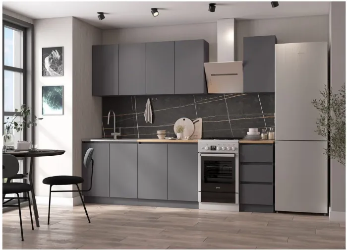 Кухонный гарнитур ЛДСП Мори 2000, Белый