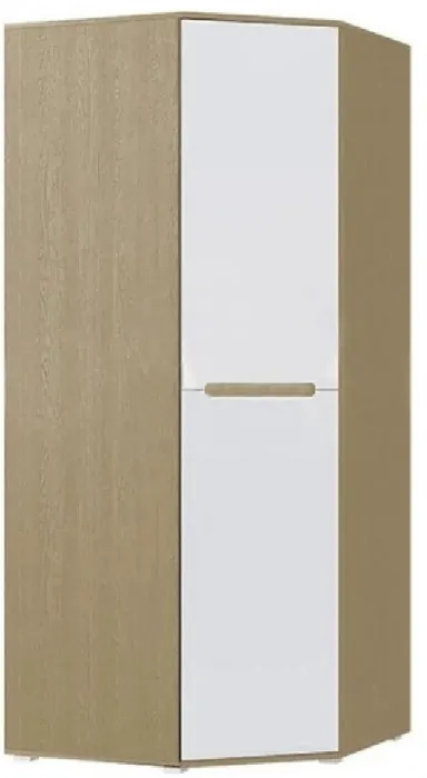 Ким Шкаф угловой (Венге / Белый глянец)