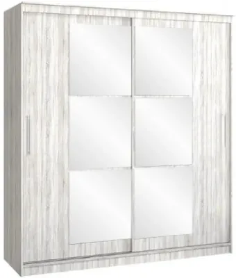 Шкаф-купе Элегант 3 2000 (Сандал светлый)