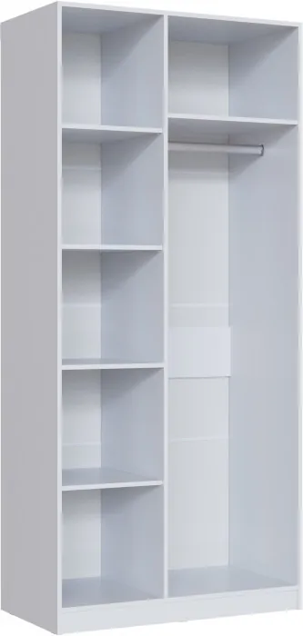 Модульная прихожая Апполия, Белый/Белый дуб