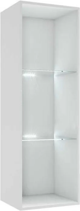 Гостиная Флорис, вариант №7 (Белый глянец, Белый)