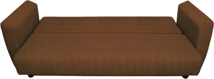 Диван-книжка Лира, 140х190, велюр коричневый