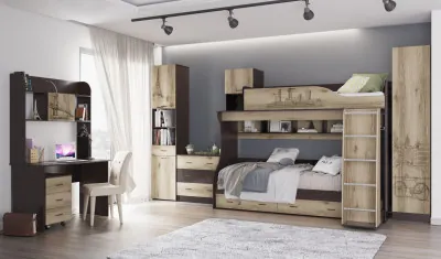 Подростковая Орион, Венге/Дуб делано