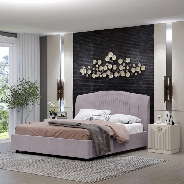 Кровать-12М с подъёмным основанием 1800 лаванда