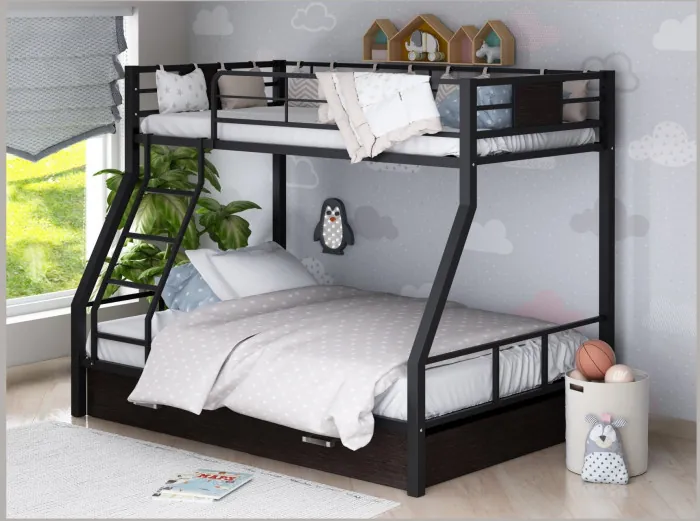 Двухъярусная кровать Гранада-1Я (Слоновая кость, Крем)