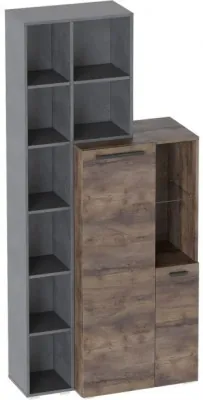 Глазго Стеллаж с Тумбой 2 двери