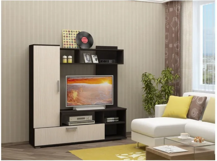 Гостиная Мини ЛДСП (Дуб крафт/ Графит)