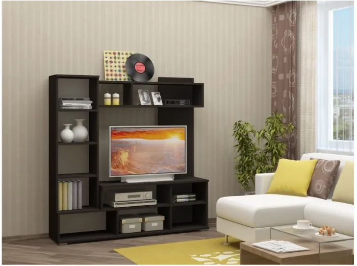 Гостиная Мини ЛДСП (Дуб крафт/ Графит)