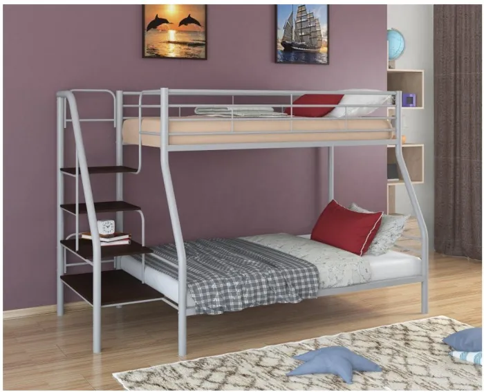 Двухъярусная кровать Толедо-1 (Черный)