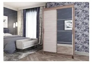 Элегант Шкаф-купе 4, Венге/лоредо