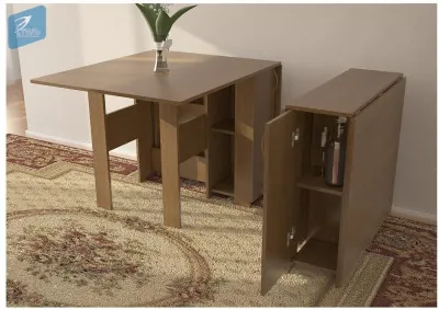 Стол книжка №2 (с баром) (Сонома светлая)