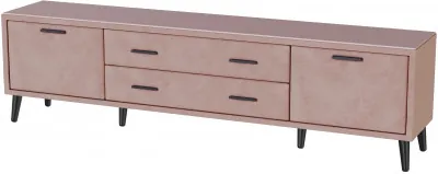 Тумба ТВ интерьерная 2,0 Пай пыльная роза/мдф пудра