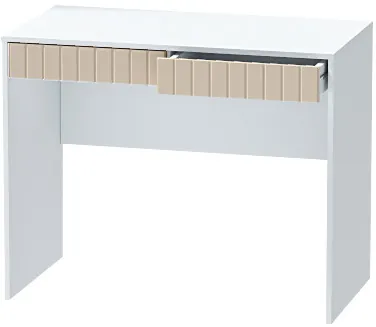 Столик туалетный "Иннэс-7", Белый/Тирамису матовый