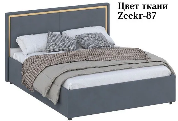 Кровать 160 с ортопед. основанием КР-431-М-16, Микровелюр-87