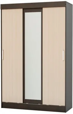 Шкаф-купе (Венге / дуб беленый)