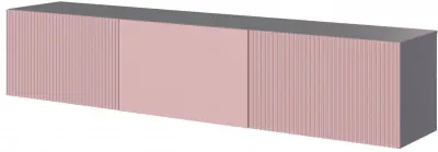 Гостиная Сириния Тумба серый графит/МДФ пудра