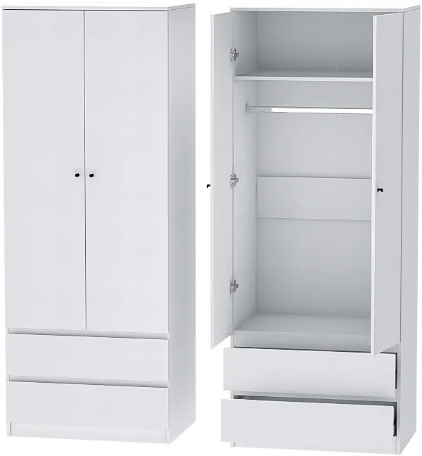 Модульная Прихожая Кэт-1, набор 5, Белый/Белый