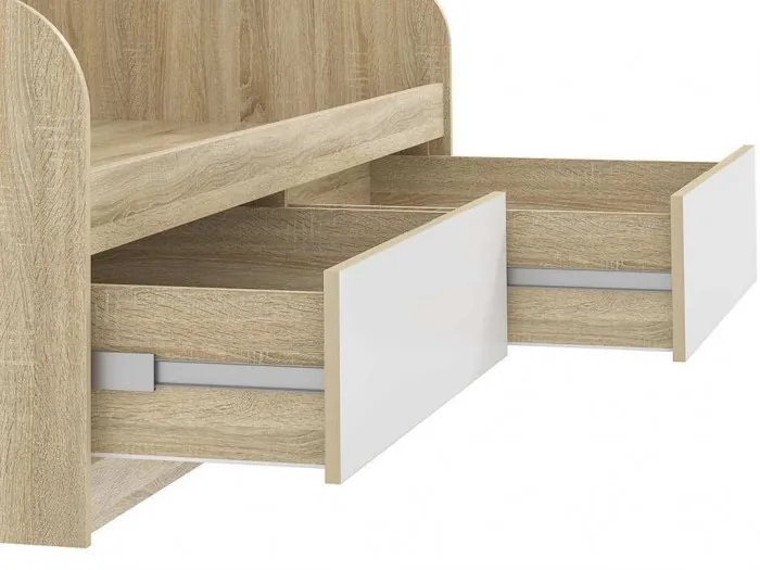 Детская Фанк 2 дуб Сонома/белый