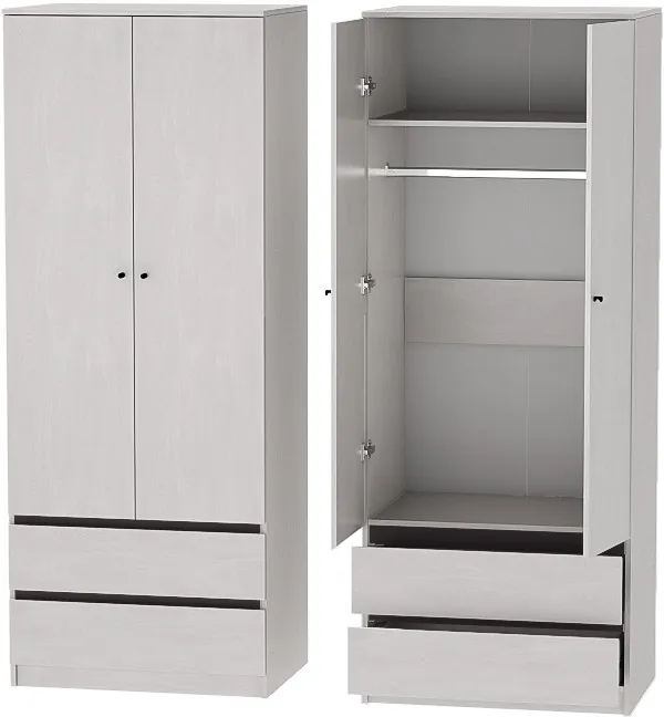 Модульная Прихожая Кэт-1, набор 6, Ясень Анкор Светлый/Графит