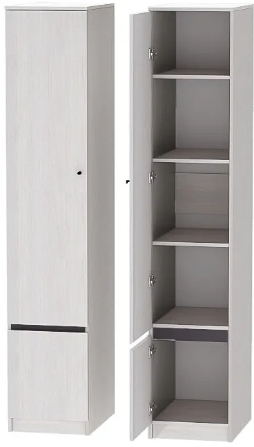 Модульная Прихожая Кэт-1, набор 6, Ясень Анкор Светлый/Графит