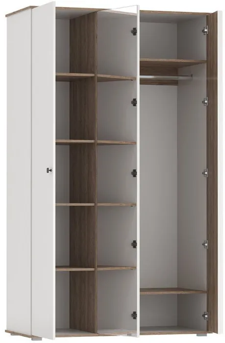 Спальня Либерти опора h=20мм Белый / Дуб Каньон