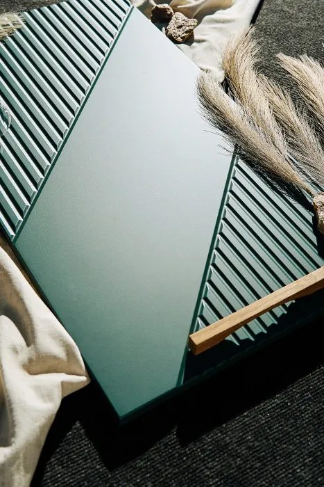 Кухня Ирис 2,0м (490), Дуб Крафт/Браш Мени Грин (Дуб вотан)